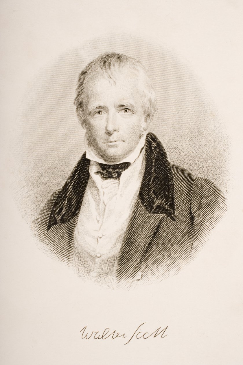 Sir Walter Scott (1771-1832) de English School