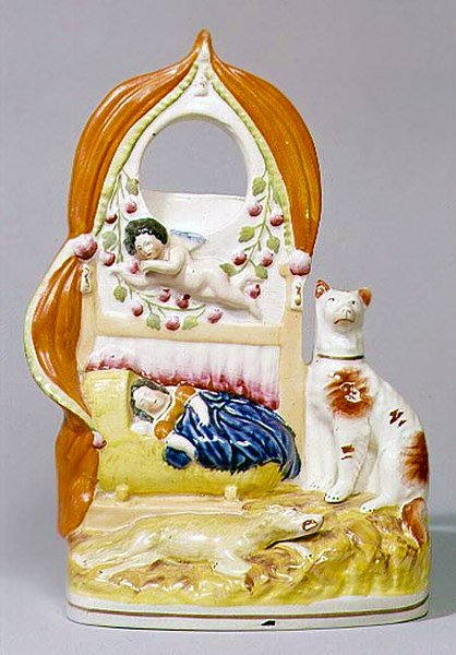 Staffordshire Assista Titular, c.1850 (cerâmica) de English School
