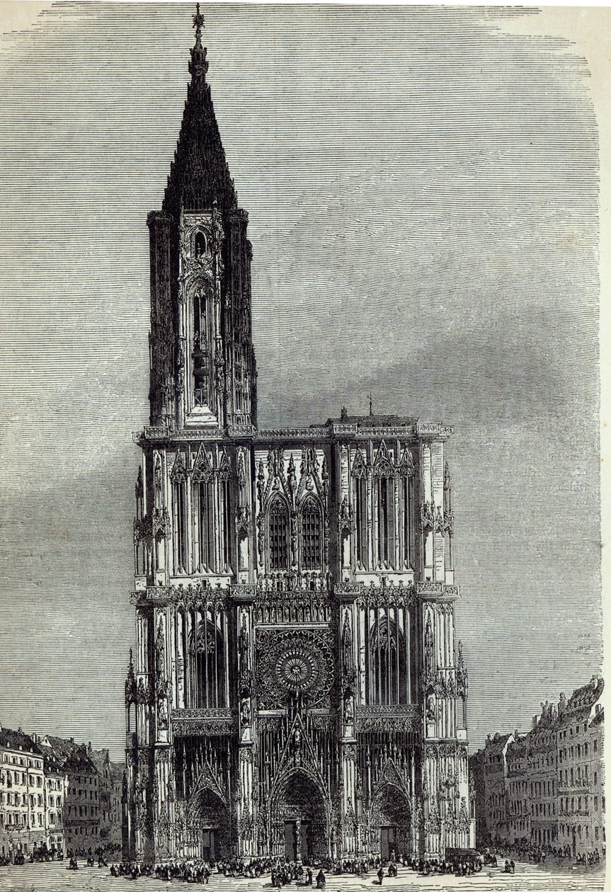 Catedral de Estrasburgo, de &39;The Illustrated London News&39;, 1870 de English School