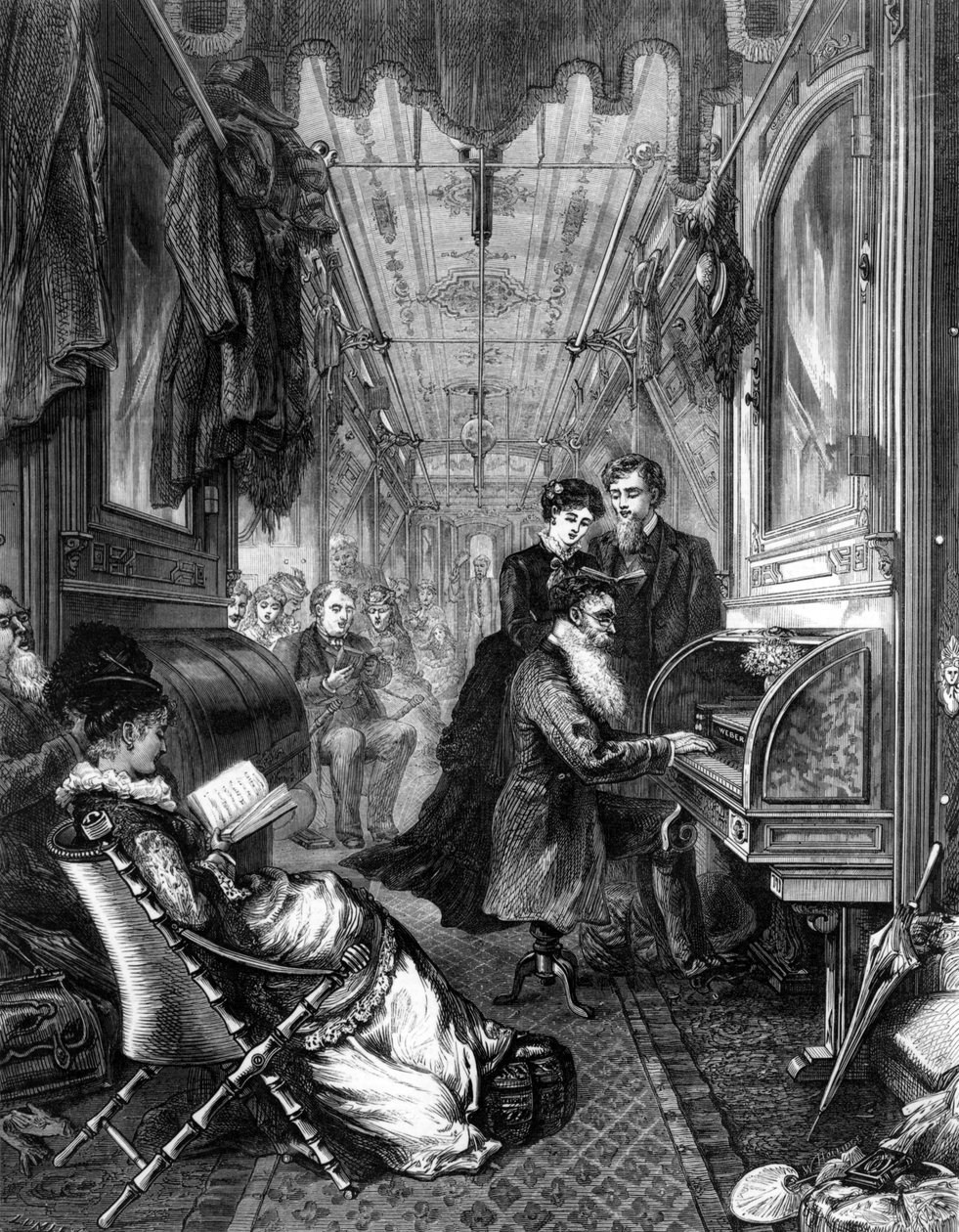 Domingo na Union Pacific Railway, 1875 de English School