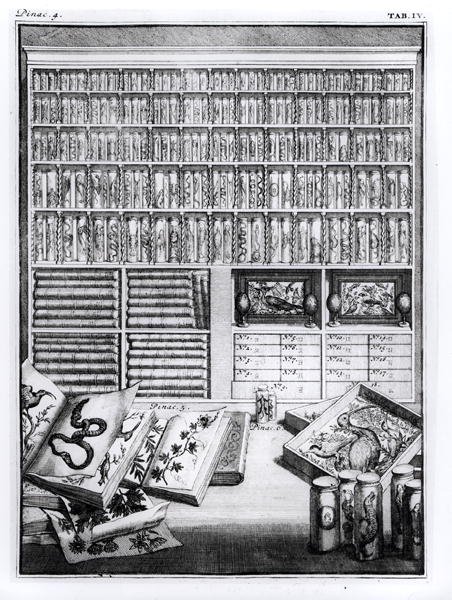 A lista da Tabela 4 mesas por Levin St. Vincent (1658-1727) 1719 de English School