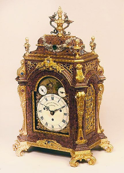 Relógio de mesa, por Eardley Norton (fl.1770-94), século XVIII (tartaruga e ormolu) de English School