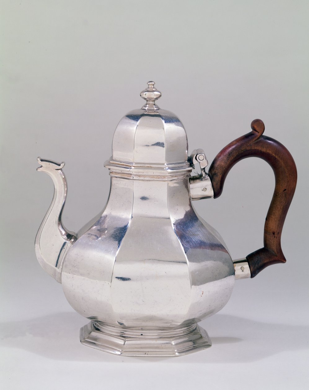Bule de Tearle e Lamb, 1718-19 (prata) de English School