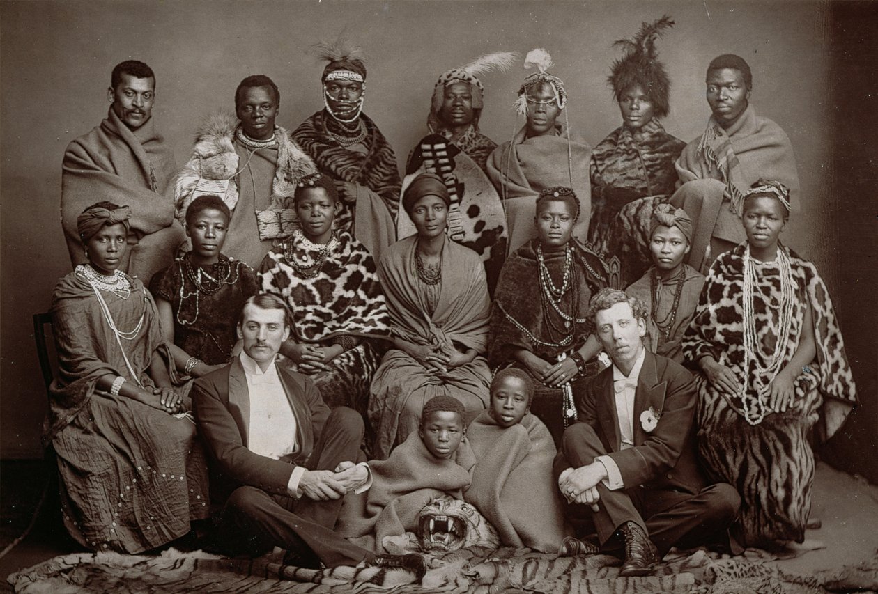 O Coral Nativo Africano, 1891 (woodburytype) de English School