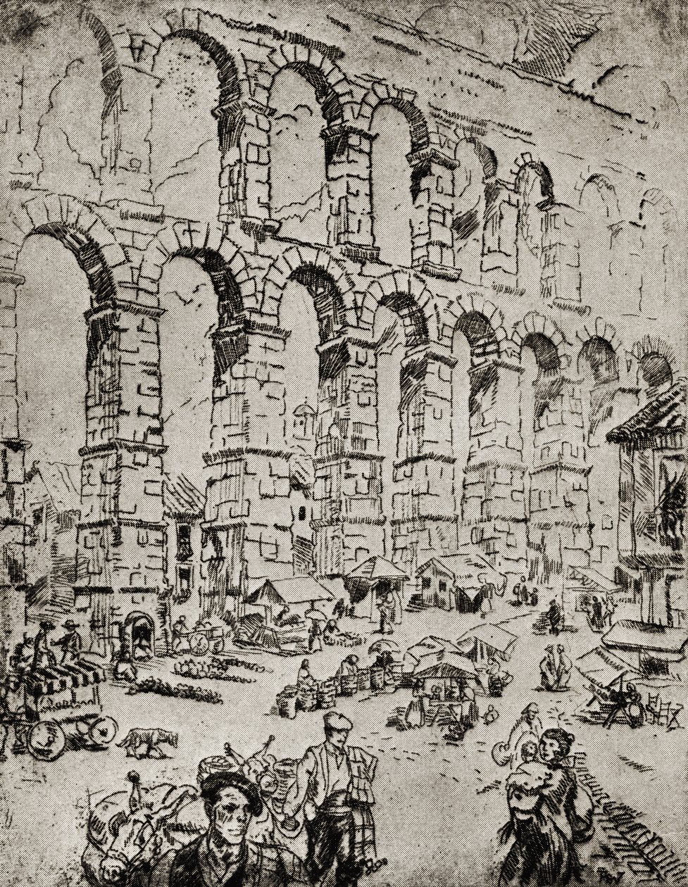 O aqueduto de Segovia de English School