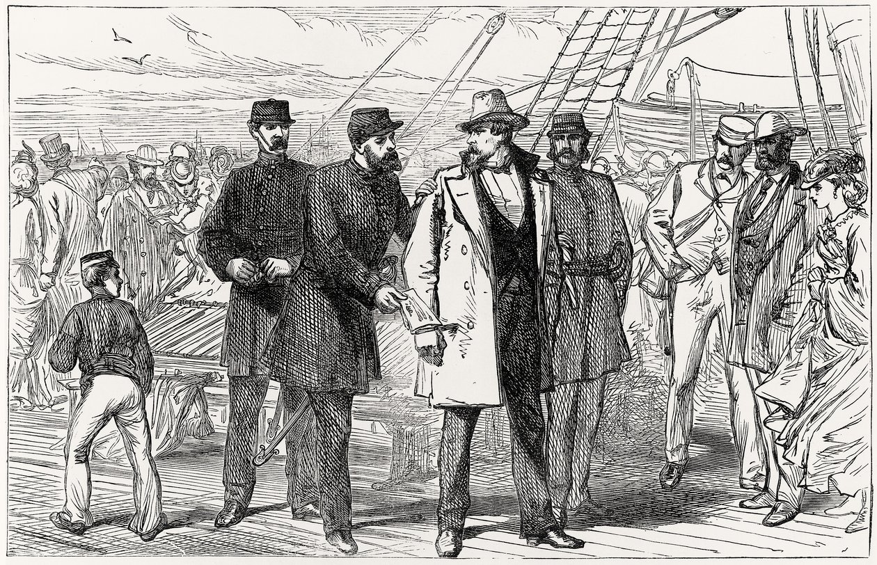 A prisão de Charles O&39;Connell, um líder feniano de English School