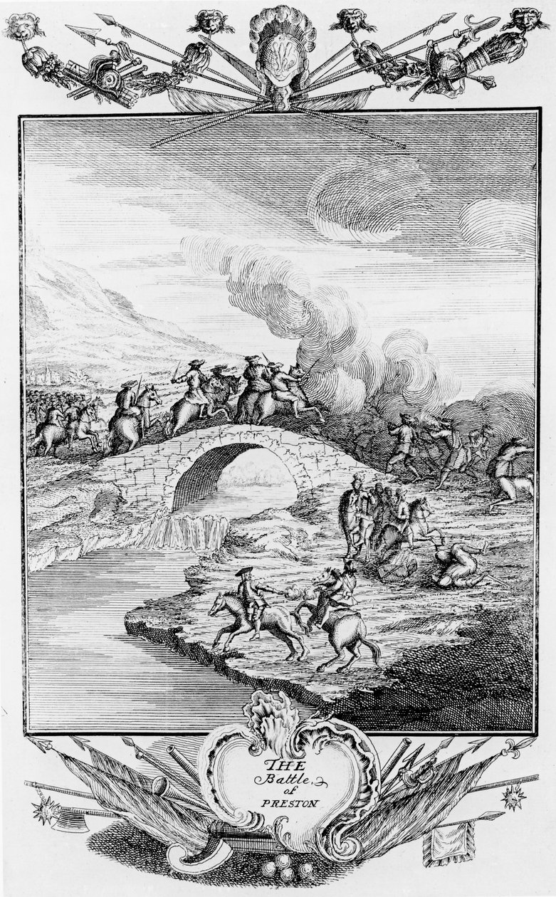 A Batalha de Preston, 20 de agosto de 1648 de English School
