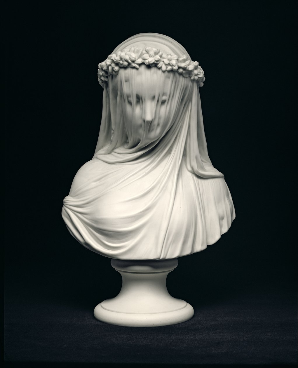 A Noiva, depois da cabeça de Raffaelle Monti, Copeland, Inglaterra, 1873 (porcelana pariana) de English School