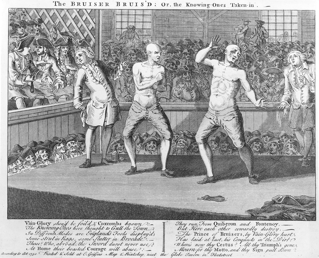 O Bruiser Bruis&39;d, ou o Tomada Conhecida, 1750 de English School