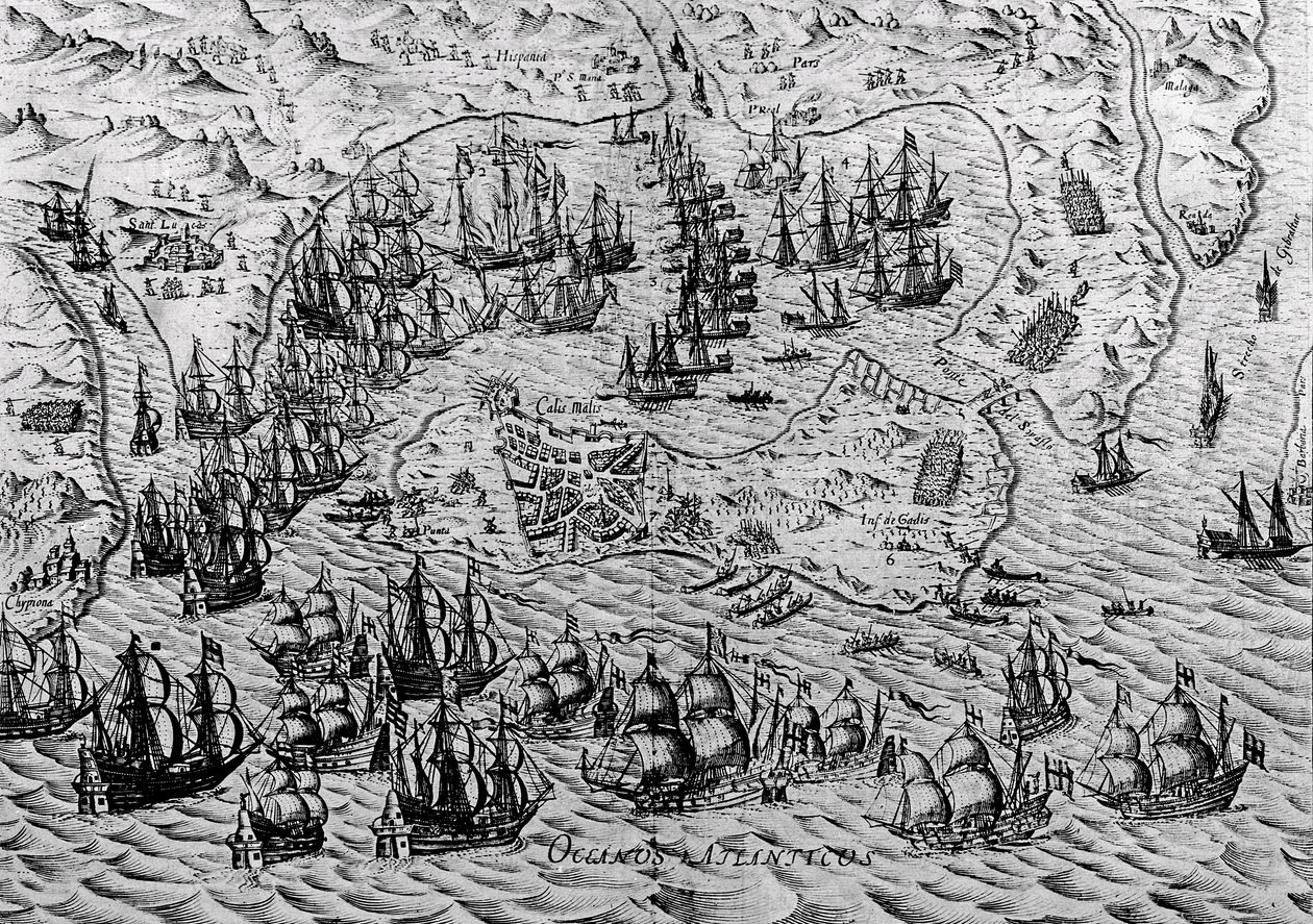 A captura de Cádis, 21 de junho de 1596 de English School