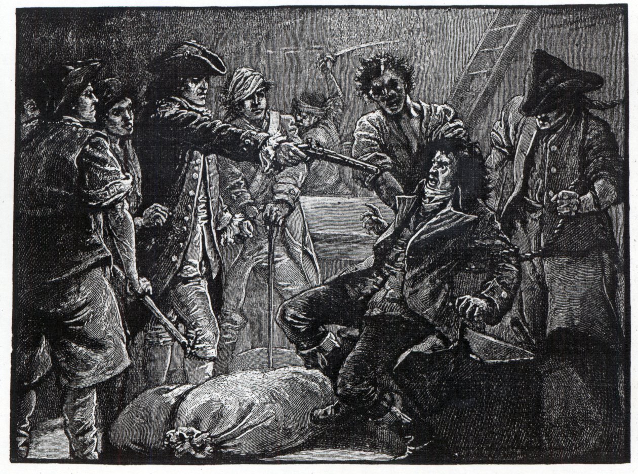 A captura de Wolfe Tone em 1798 de English School