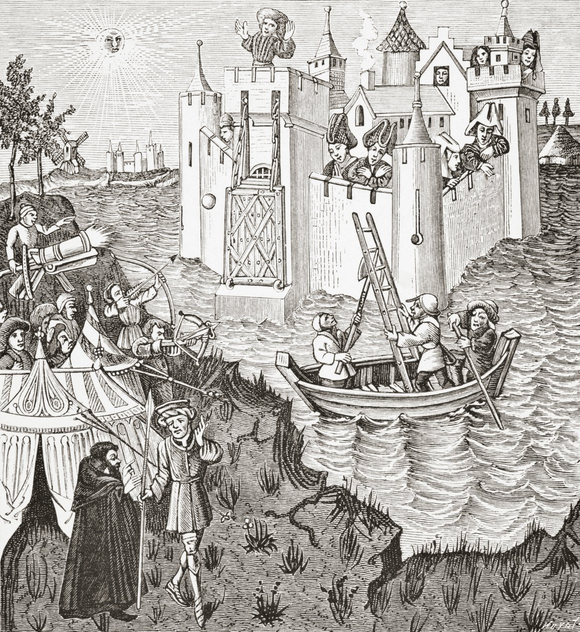 O Castelo dos Amores, 1878 de English School