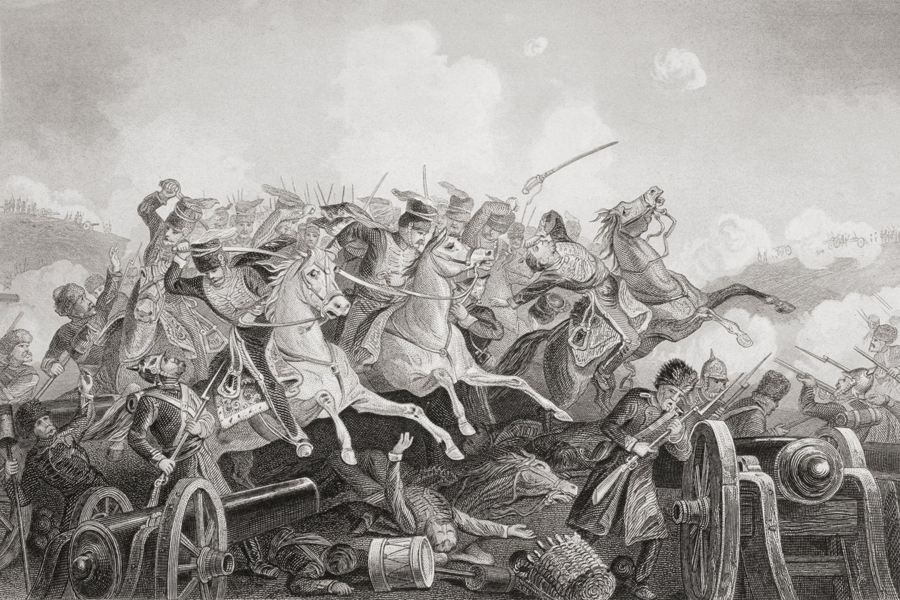 A Carga da Brigada Ligeira, 1883 de English School