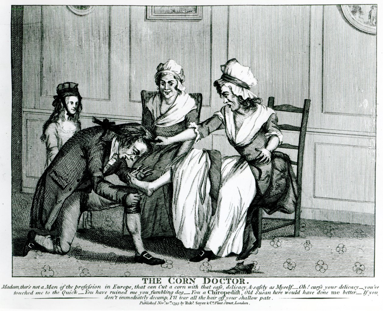 O médico do milho, 1793 de English School