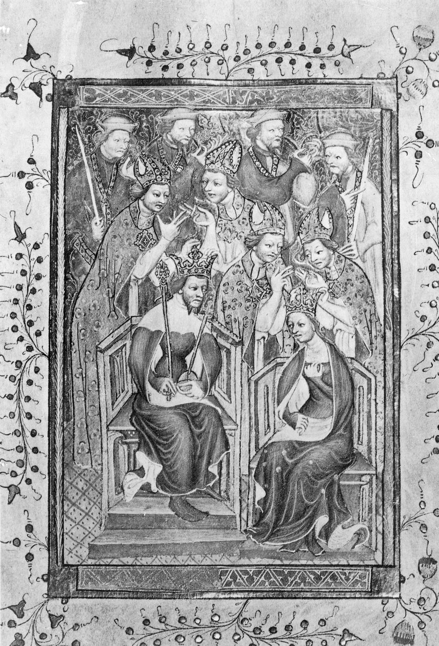 A coroação de Ricardo II de English School