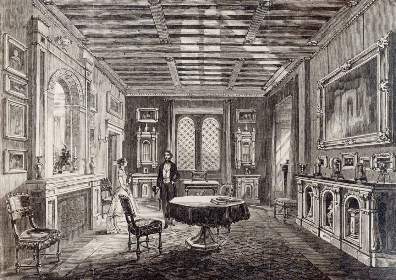 A sala de desenho carmesim, Lansdown Tower de English School