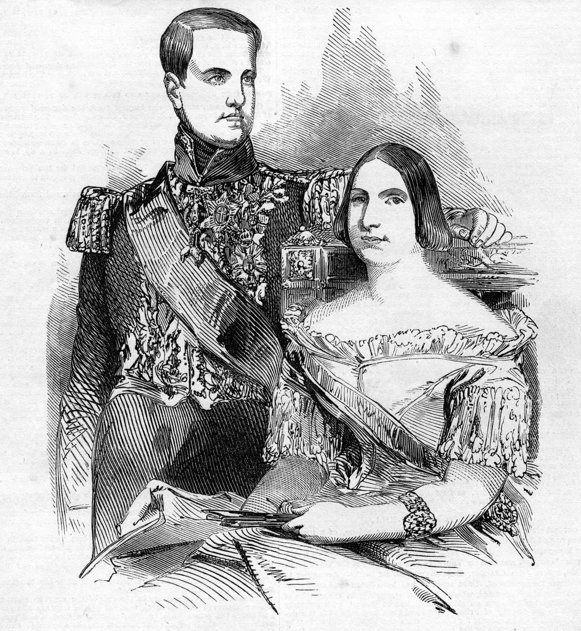 O Imperador e a Imperatriz do Brasil de English School