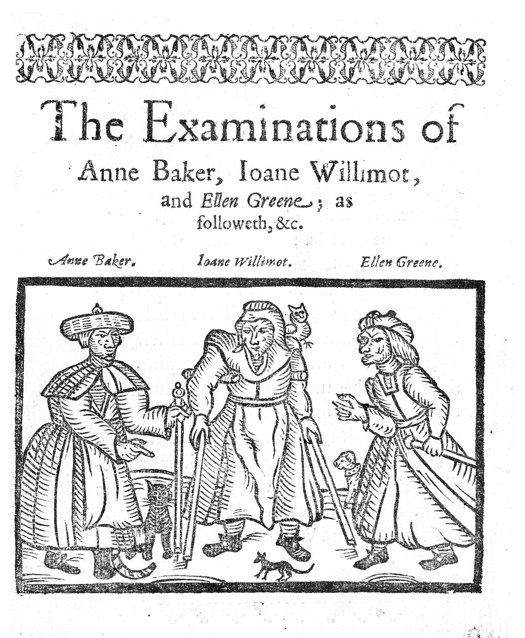 Os exames de Anne Baker, Joanne Willimot e Ellen Greene de English School