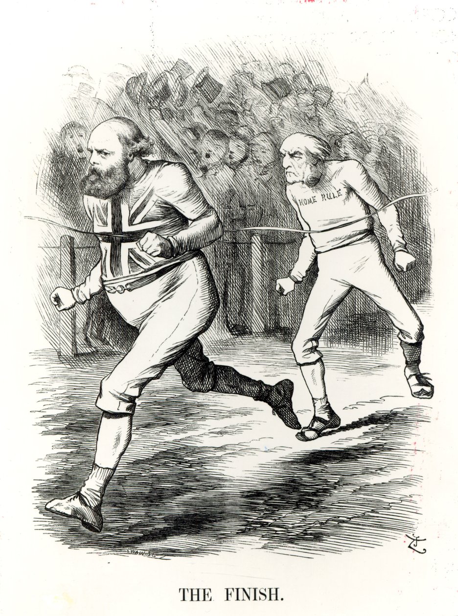 The Finish, de &39;Punch ou The London Charivari&39;, 17 de julho de 1886 de English School