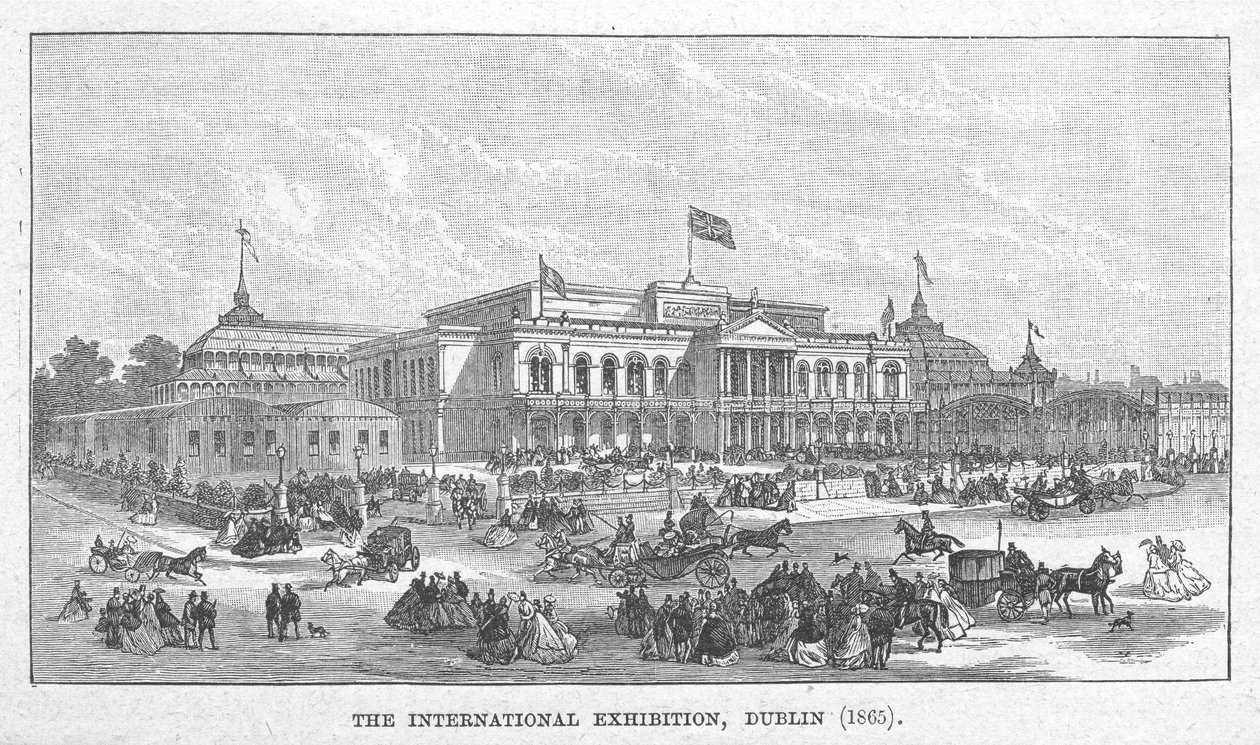 A exposição internacional, Dublin (1865) de English School
