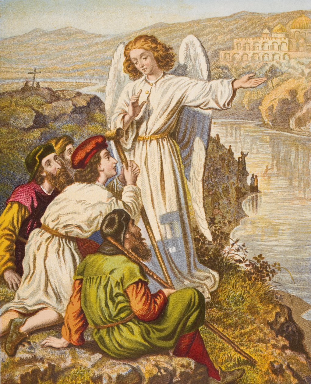 A mensagem do rei para a Tender Conscience, ilustração de &39;The Pilgrim&39;s Progress&39;, de John Bunyan (1628-88) de English School