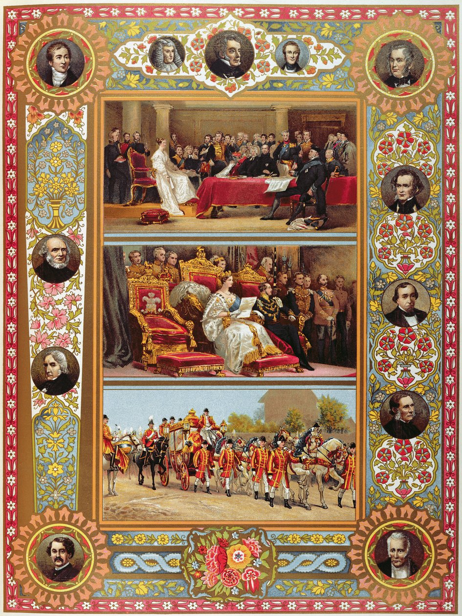A Vida da Rainha Vitória, da edição do Jubileu Ilustrado de Londres de English School