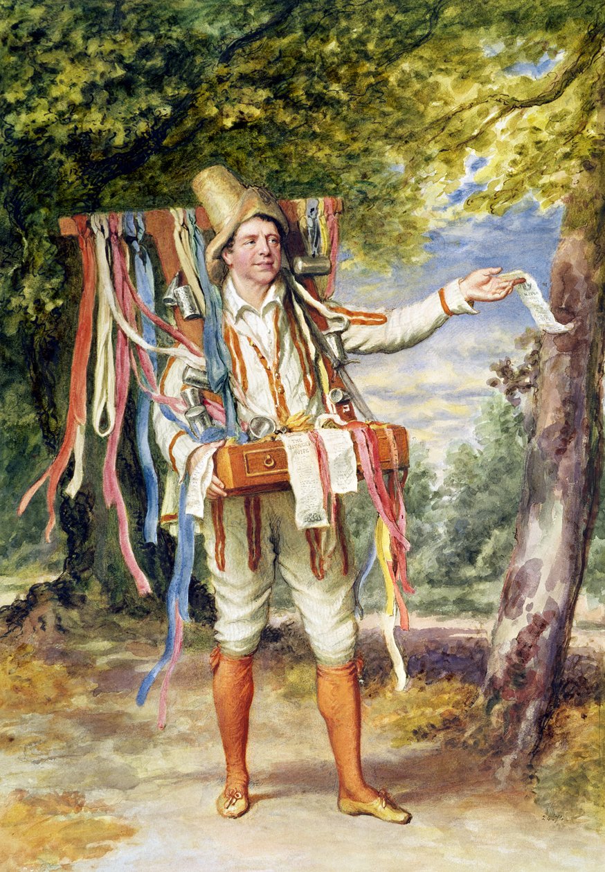O vendedor da fita, 1874 de English School