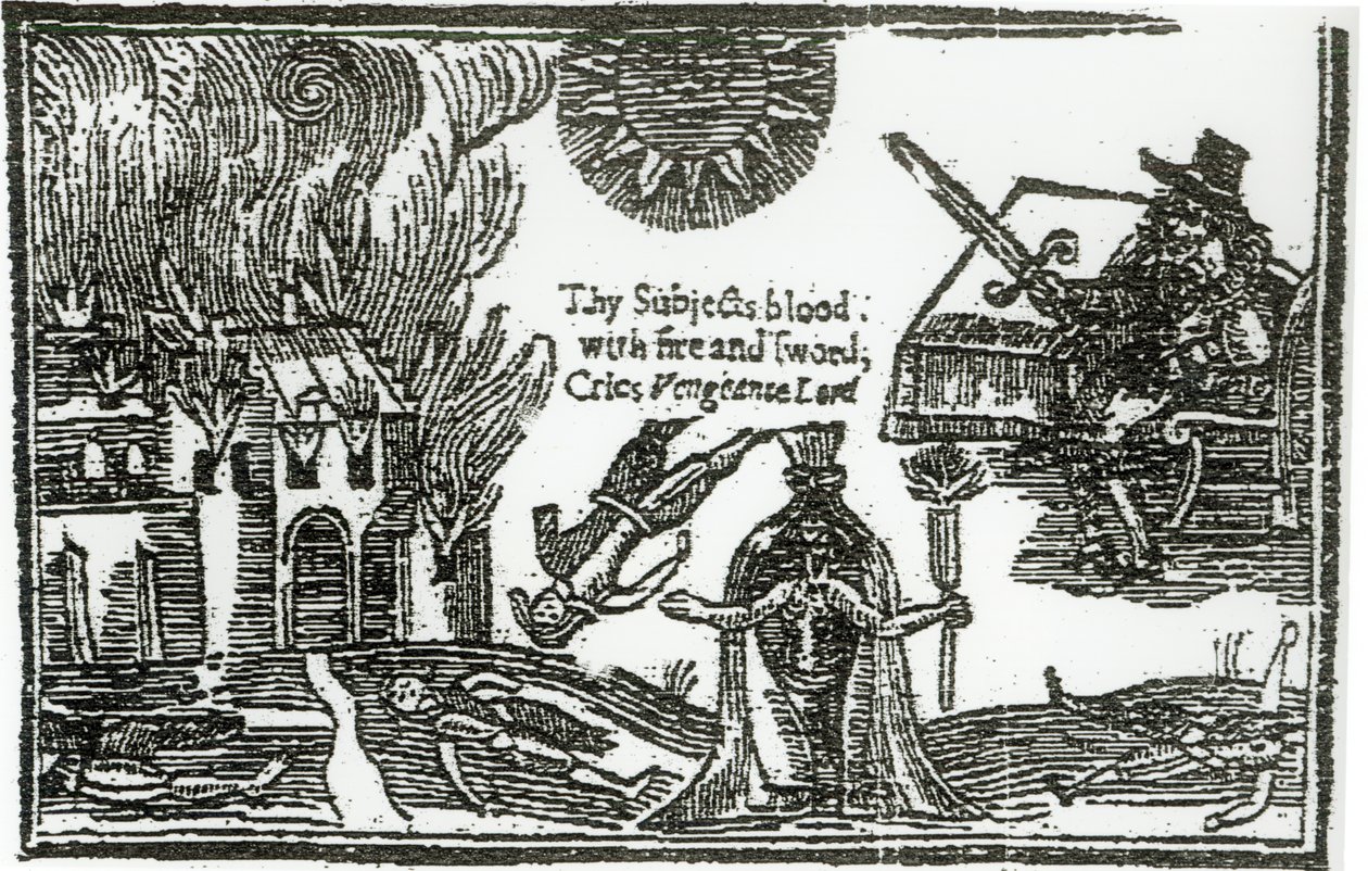 O cerco de Colchester, 1648 de English School