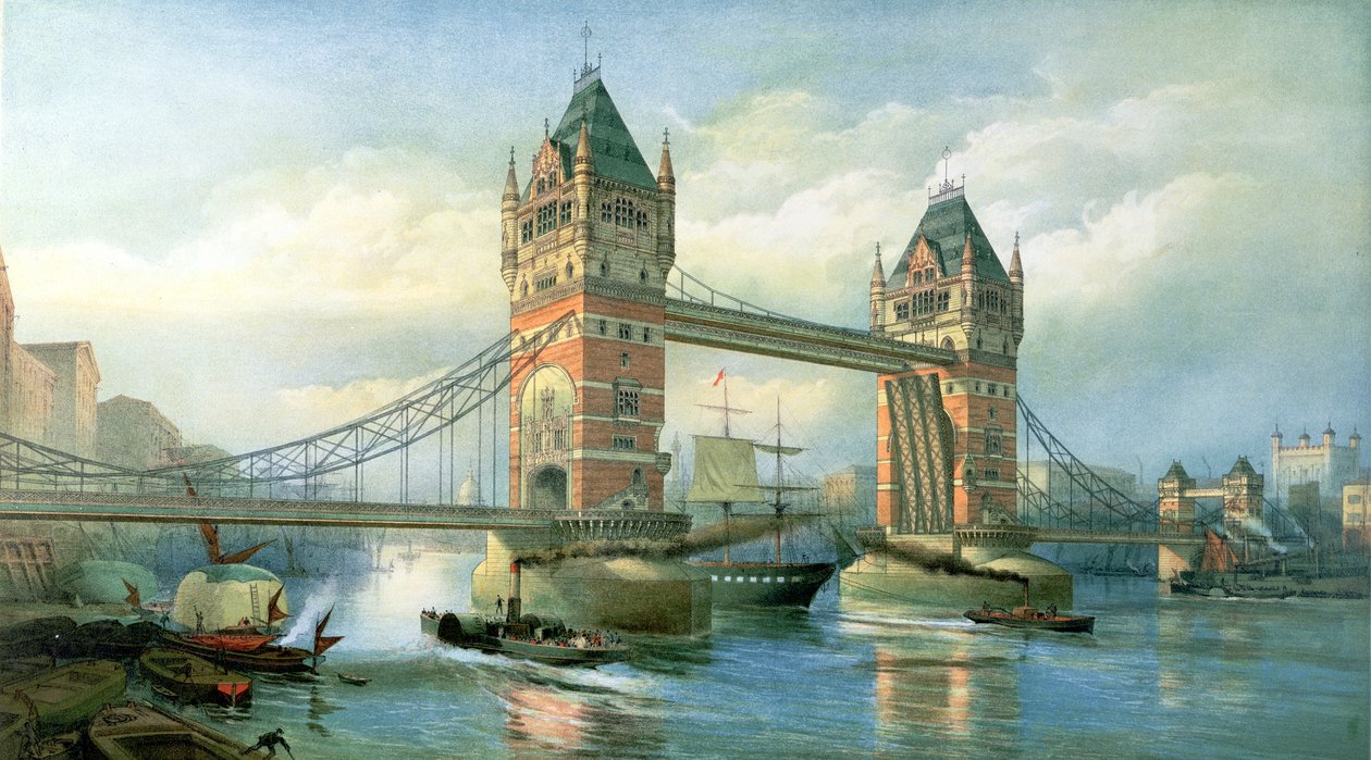 A, ponte torre, londres de English School