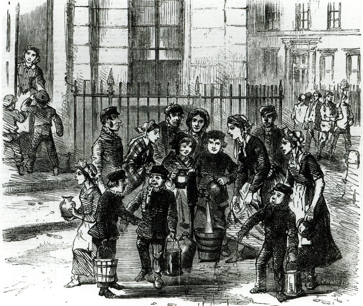 O abastecimento de água de English School