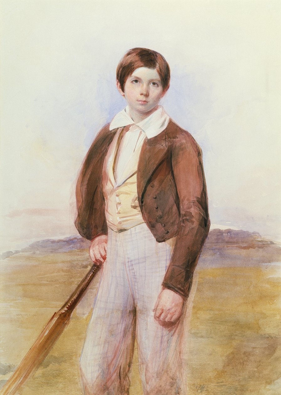 O jovem jogador de críquete (wc) de English School
