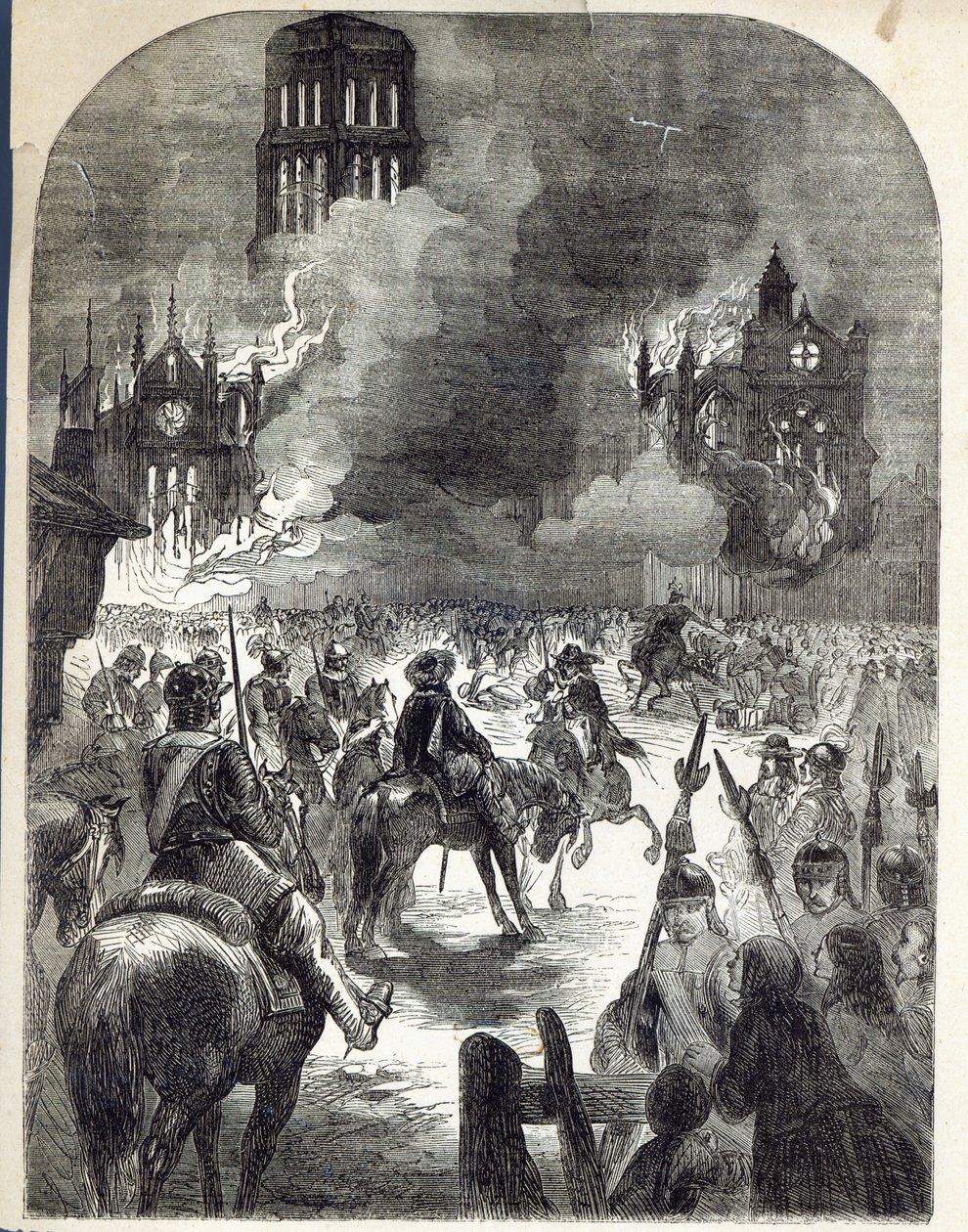 A queima da Velha São Paulo, 1666 de English School