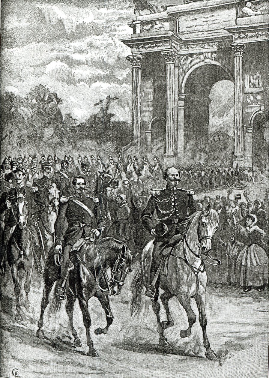 A entrada de Napoleão III e Victor Emmanuel em Milão de English School