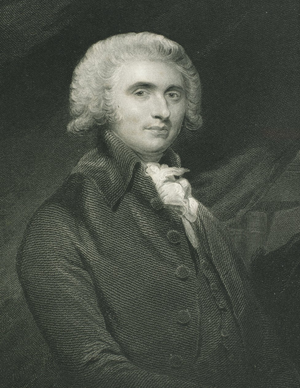 Thomas Erskine (1750-1823) 1º Barão de Restormel, da &39;Galeria de Retratos&39;, publicado em 1833 de English School