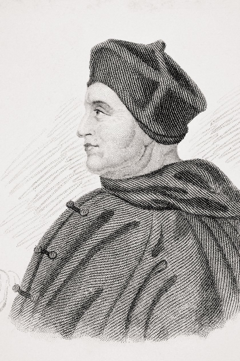 Thomas Wolsey, ilustração de "Old England&39;s Worthies" de Lord Brougham, publicado em 1880 de English School