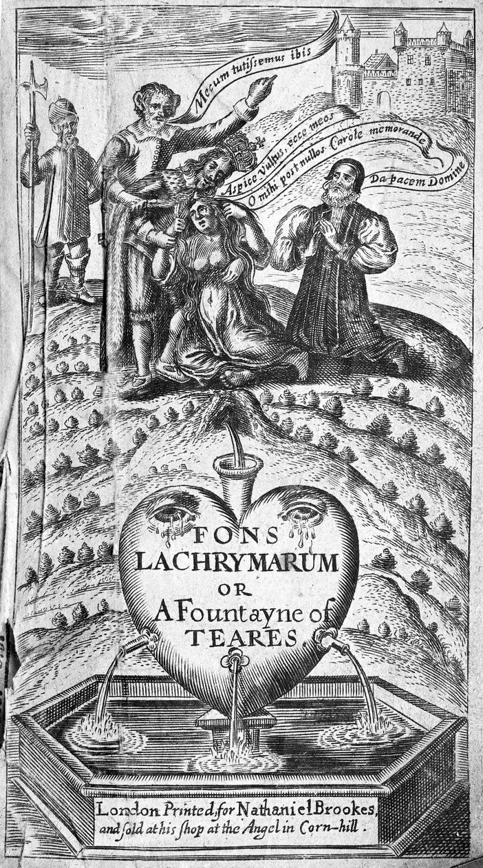 Titlepage de Fons Lacyrymarum, 1649 de English School