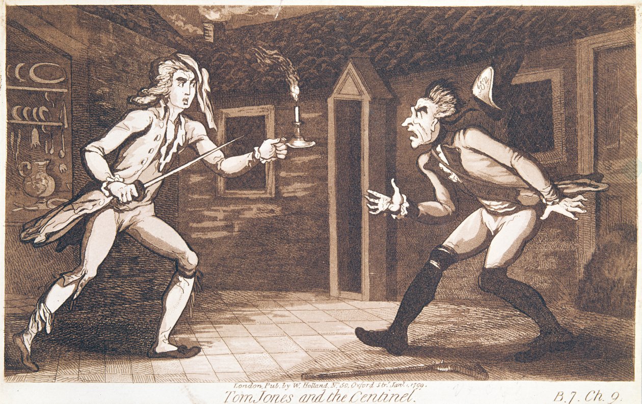 Tom Jones e o Centinel, 1799 de English School