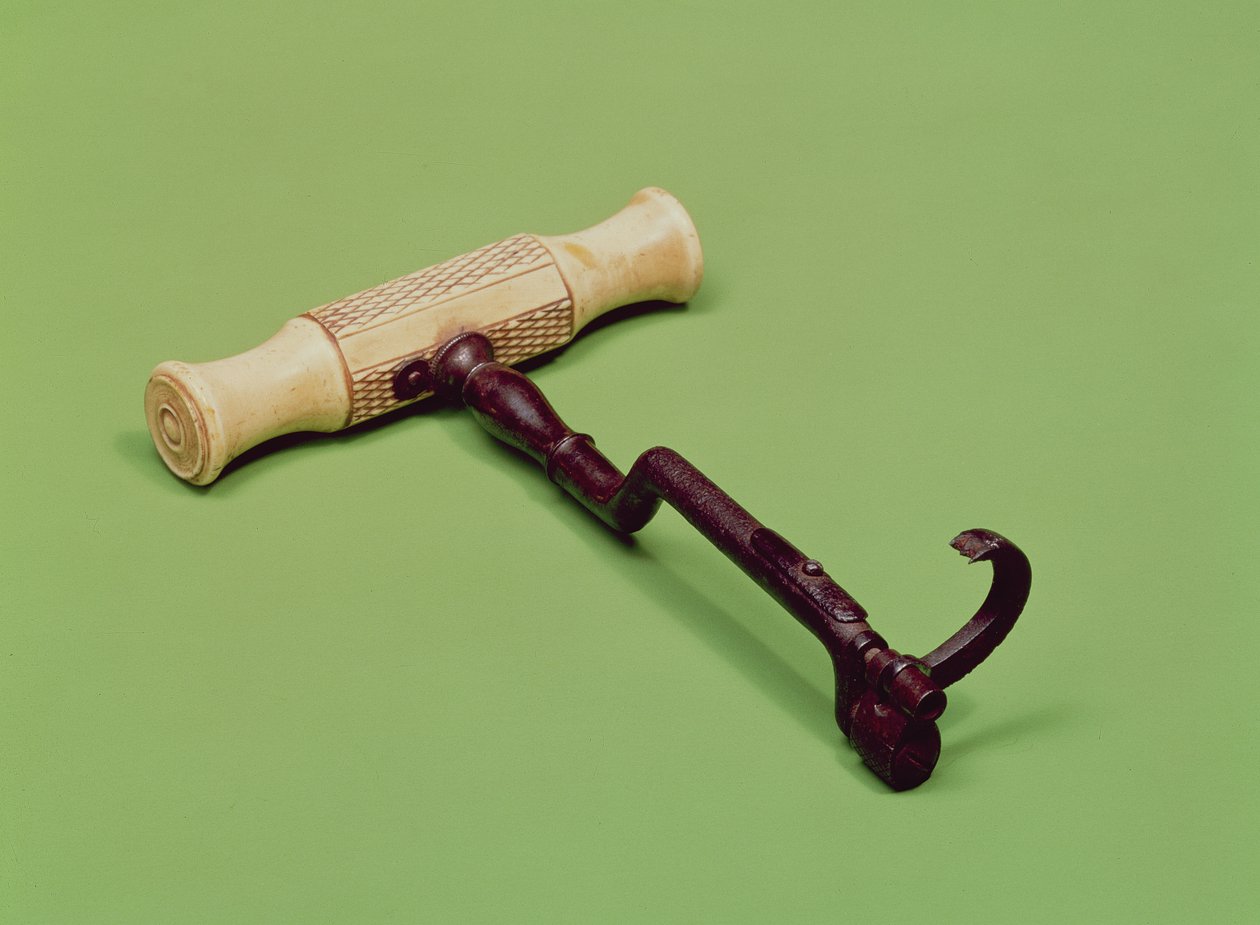 Extrator de dente (ferro e osso) de English School