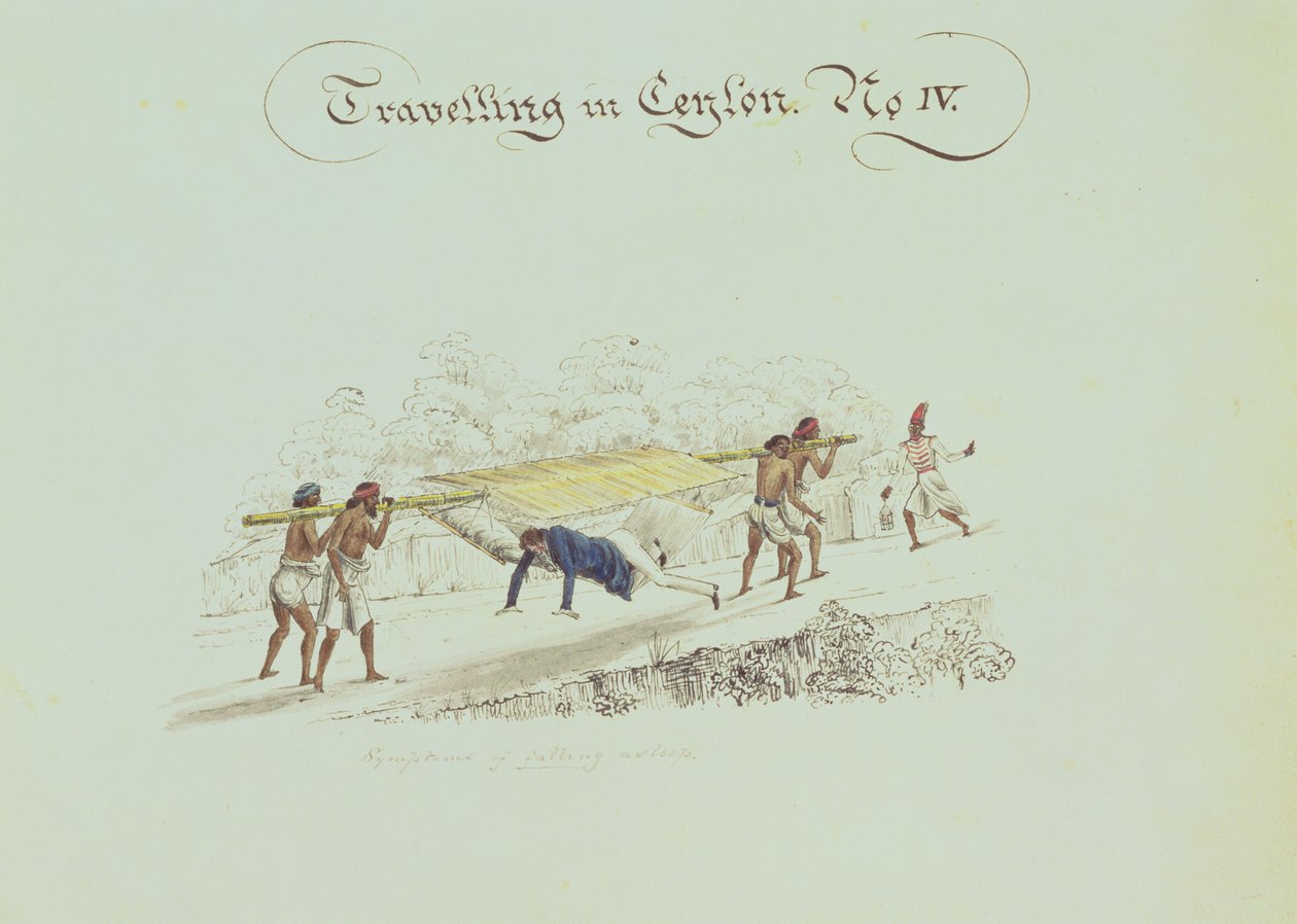 Viajando no Ceilão No.IV, c.1835 de English School
