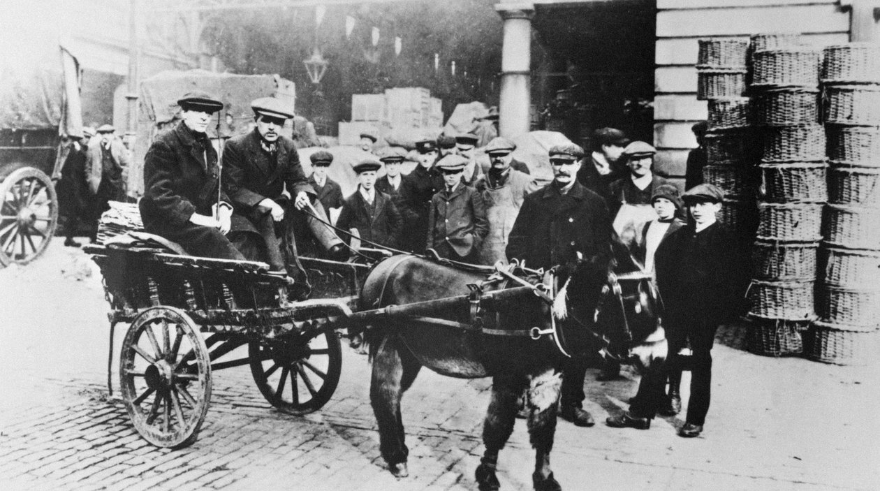 Vista do Covent Garden Market, 1900 de English School