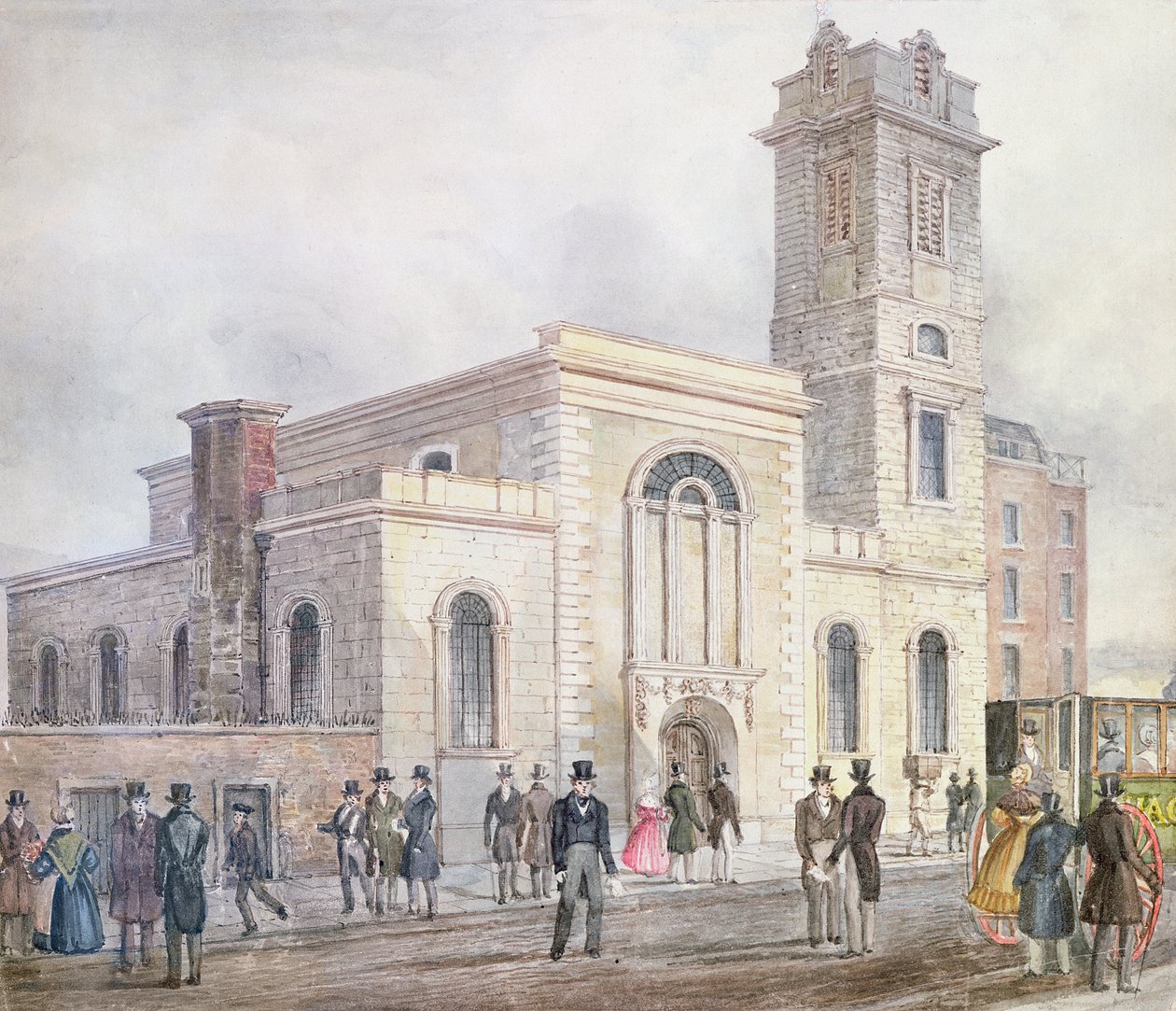 Vista da Igreja de São Bartolomeu de English School
