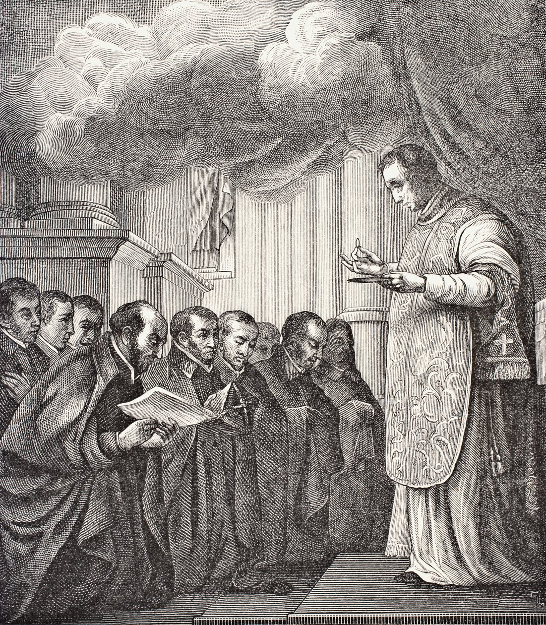 Voto das primeiras Compaions de Santo Inácio, 1878 de English School