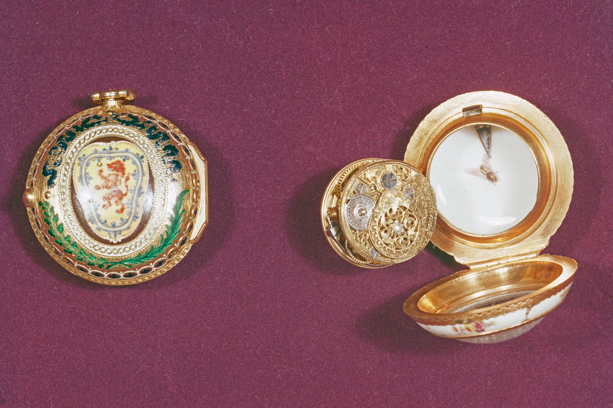 Relógios de Richard Carrington e J.Grantham, 1770 (ouro) de English School