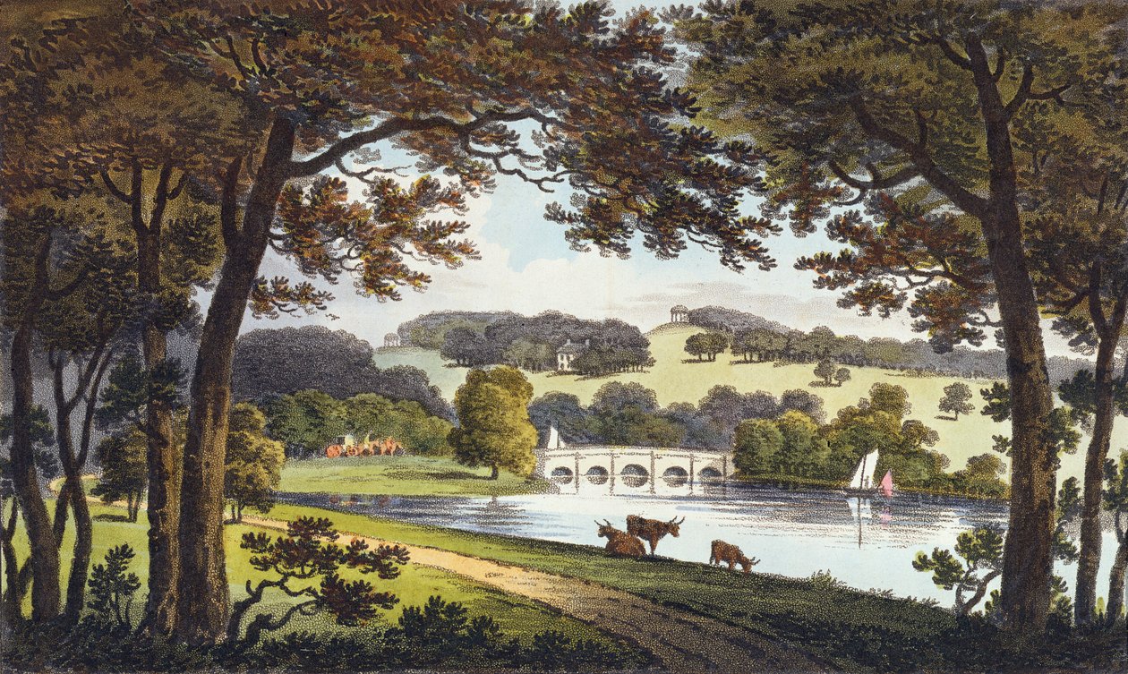 Água em Wentworth, Yorkshire, 1802 de English School