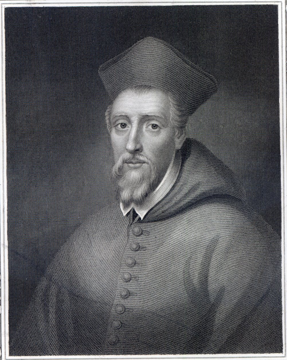 William Allen (1532-94), gravado por J.Cochran de English School