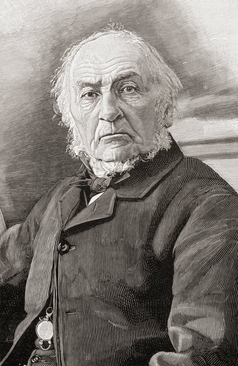 William Gladstone, de &39;Gladstone: The Man and the Statesman&39;, de David Williamson, publicado em 1898 de English School