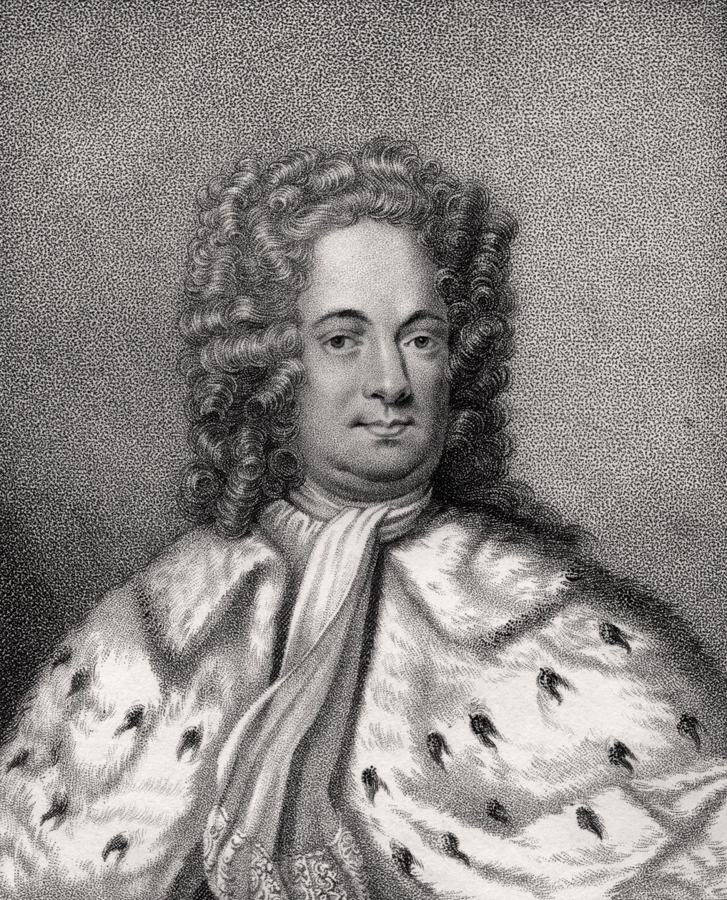 William Grimston, ilustração de "Um catálogo de autores reais e nobres, Volume V", publicado em 1806 de English School