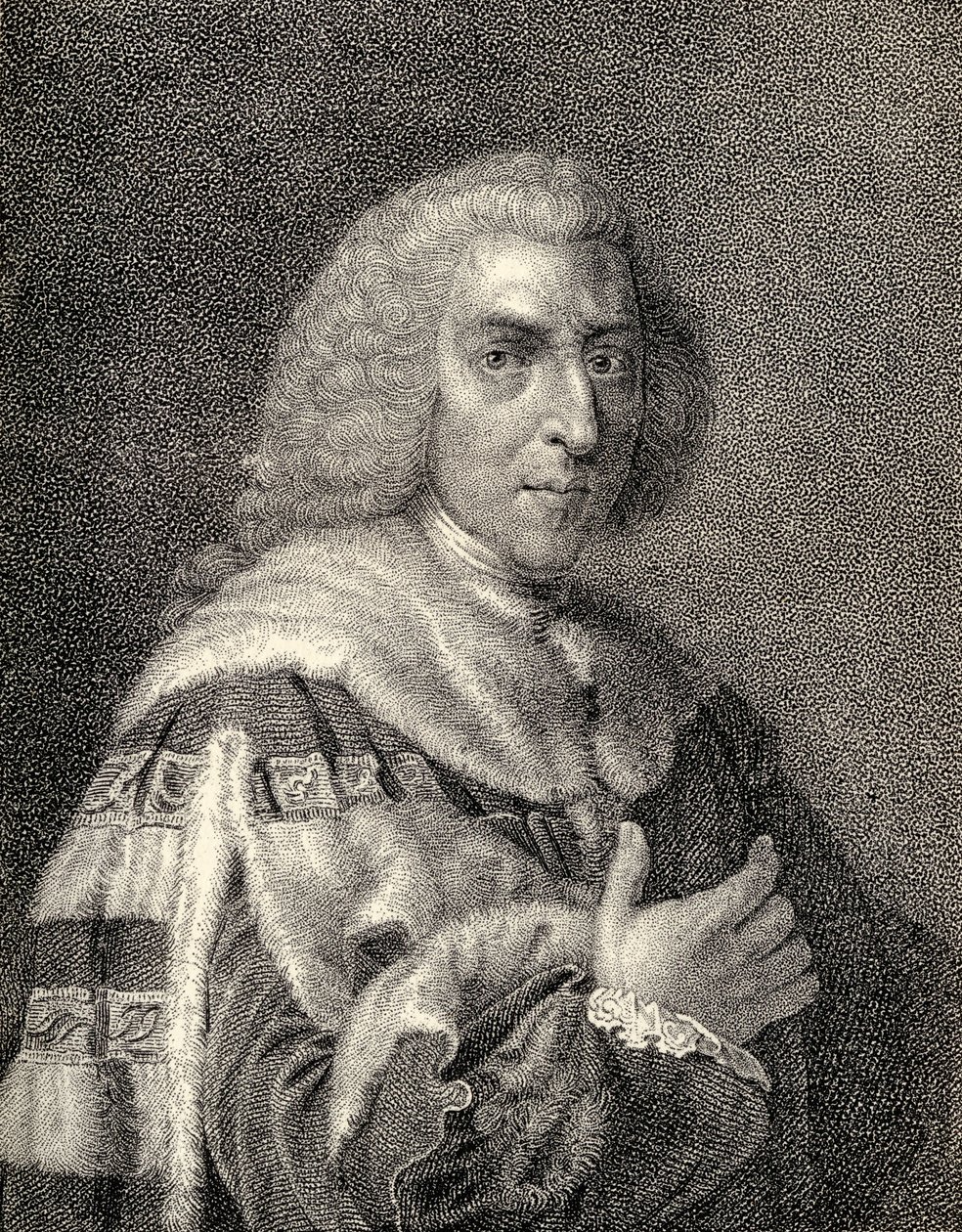 William Pitt, o Velho, ilustração de "Memórias de Etonians Eminentes", de Sir Edward Creasy publicou Londres em 1876 de English School