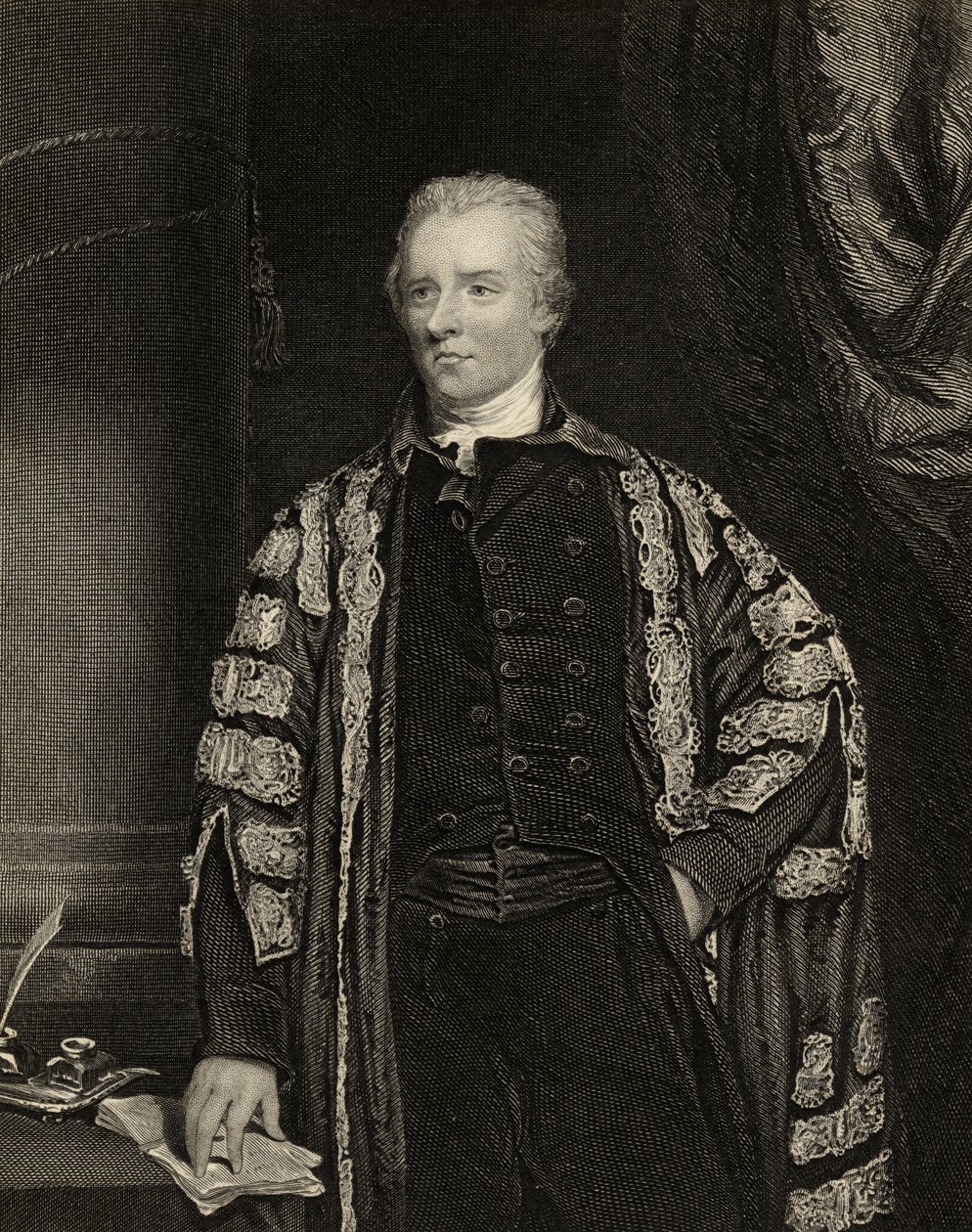 William Pitt, o Jovem (1759-1806) de English School