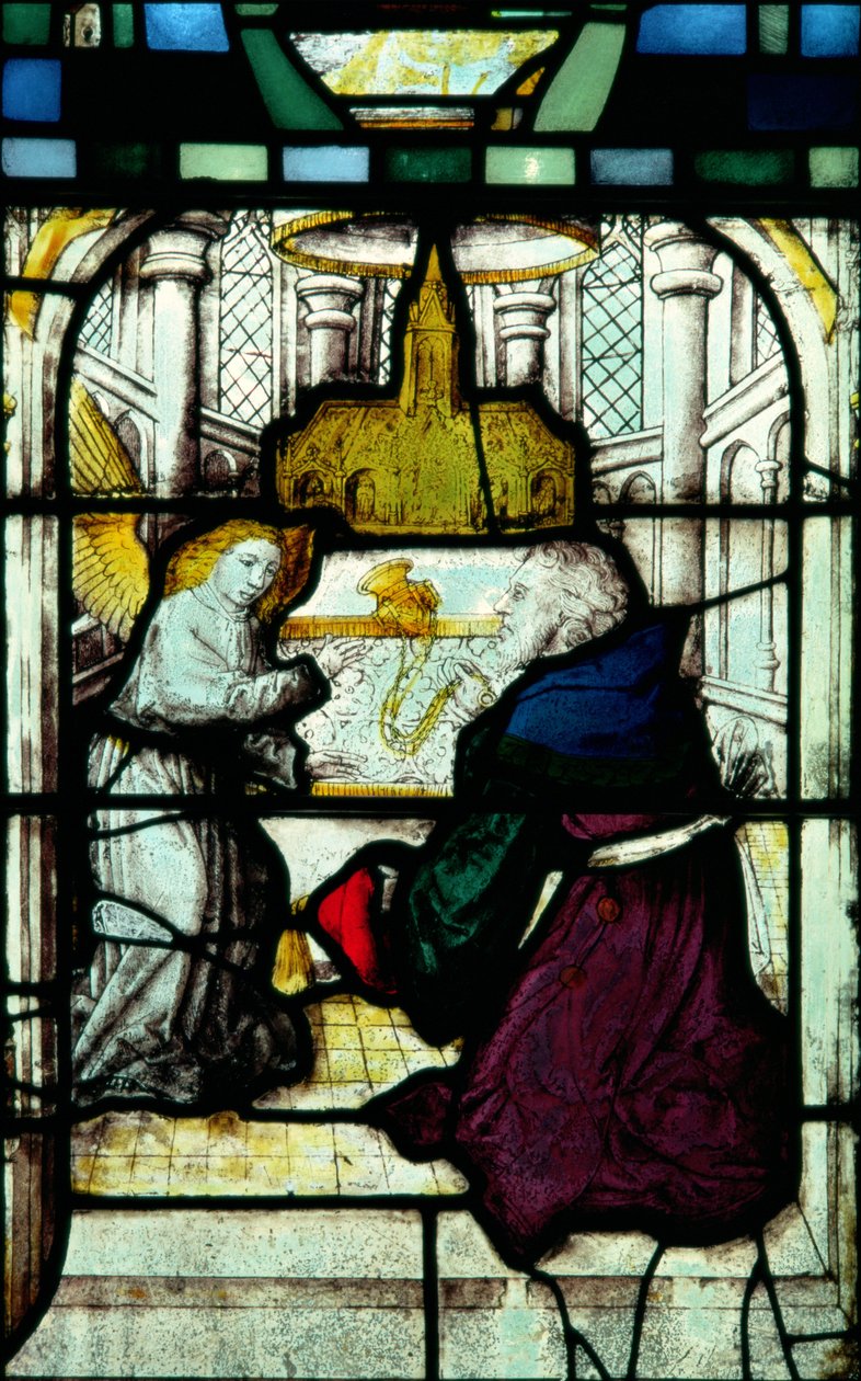 Zacarias e o anjo no templo de English School